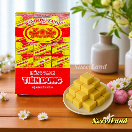 Bánh đậu xanh Rồng Vàng Tiên Dung đặc sản Hải Dương túi 430g |  Việt Nam
