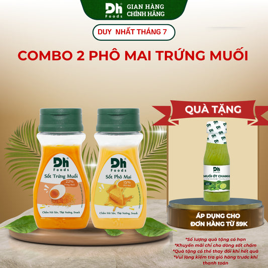 Combo 2 Sốt Phô Mai, Trứng Muối Dh Foods 100g - Sốt Chấm Hải Sản, Sốt Phô Mai Trứng Muối, Phô Mai Nướng Hàu |  Việt Nam