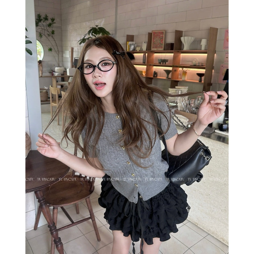 TUBYCATU | Áo dệt kim vặn thừng Nadia Knit Top