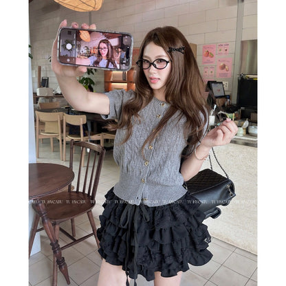 TUBYCATU | Áo dệt kim vặn thừng Nadia Knit Top