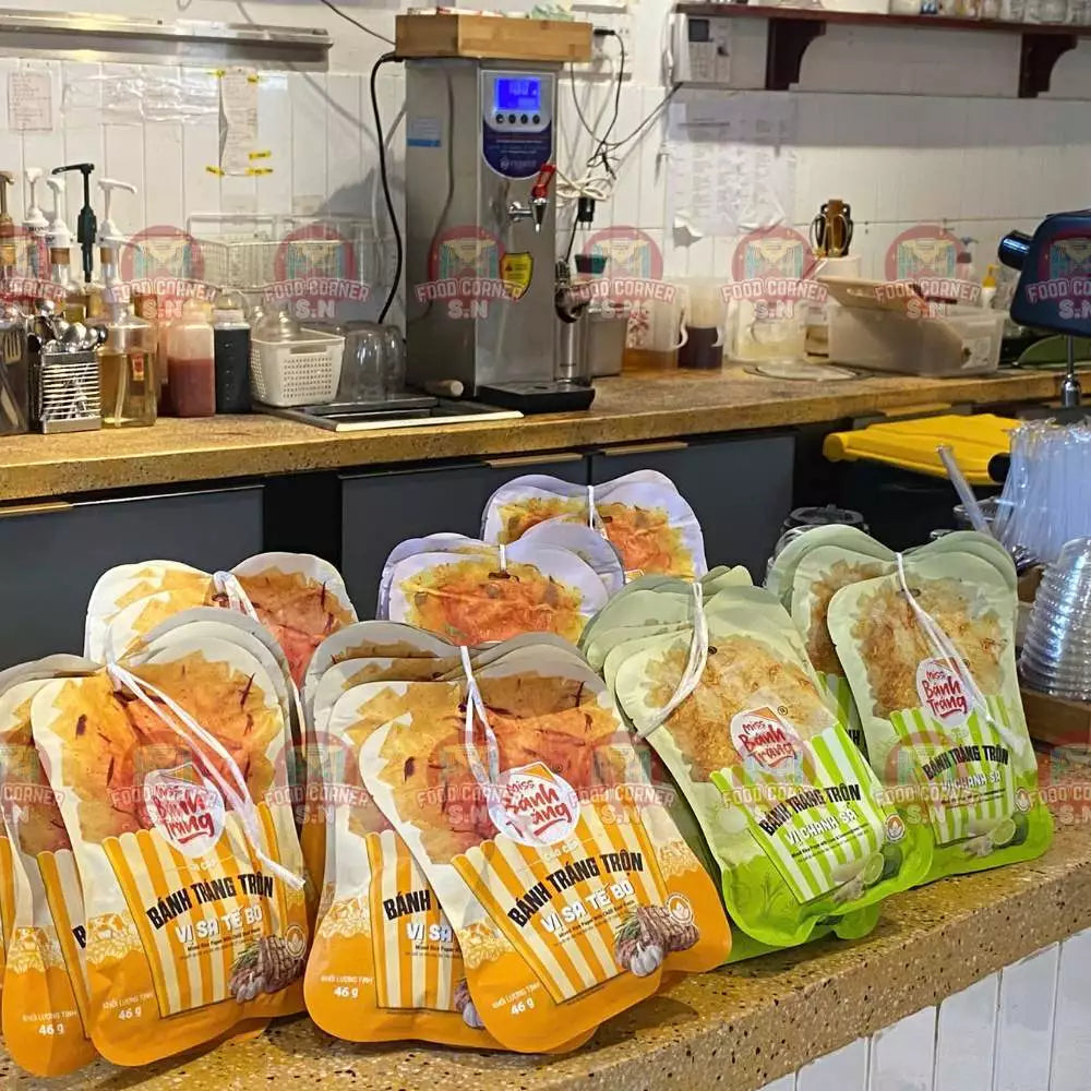 Combo Bánh Tráng Trộn - Miss Bánh Tráng Lớn 46g Chính Hãng - Ăn Vặt Ngon Giá Tốt