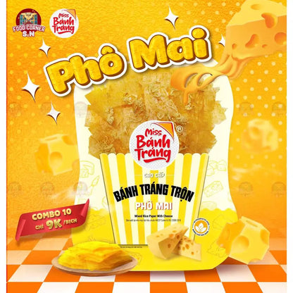 Combo Bánh Tráng Trộn - Miss Bánh Tráng Lớn 46g Chính Hãng - Ăn Vặt Ngon Giá Tốt